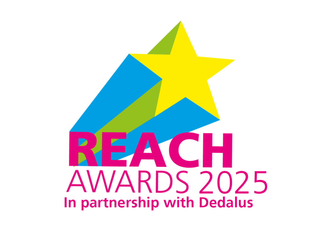 REACH 2025 in partnership with Dedalus logo