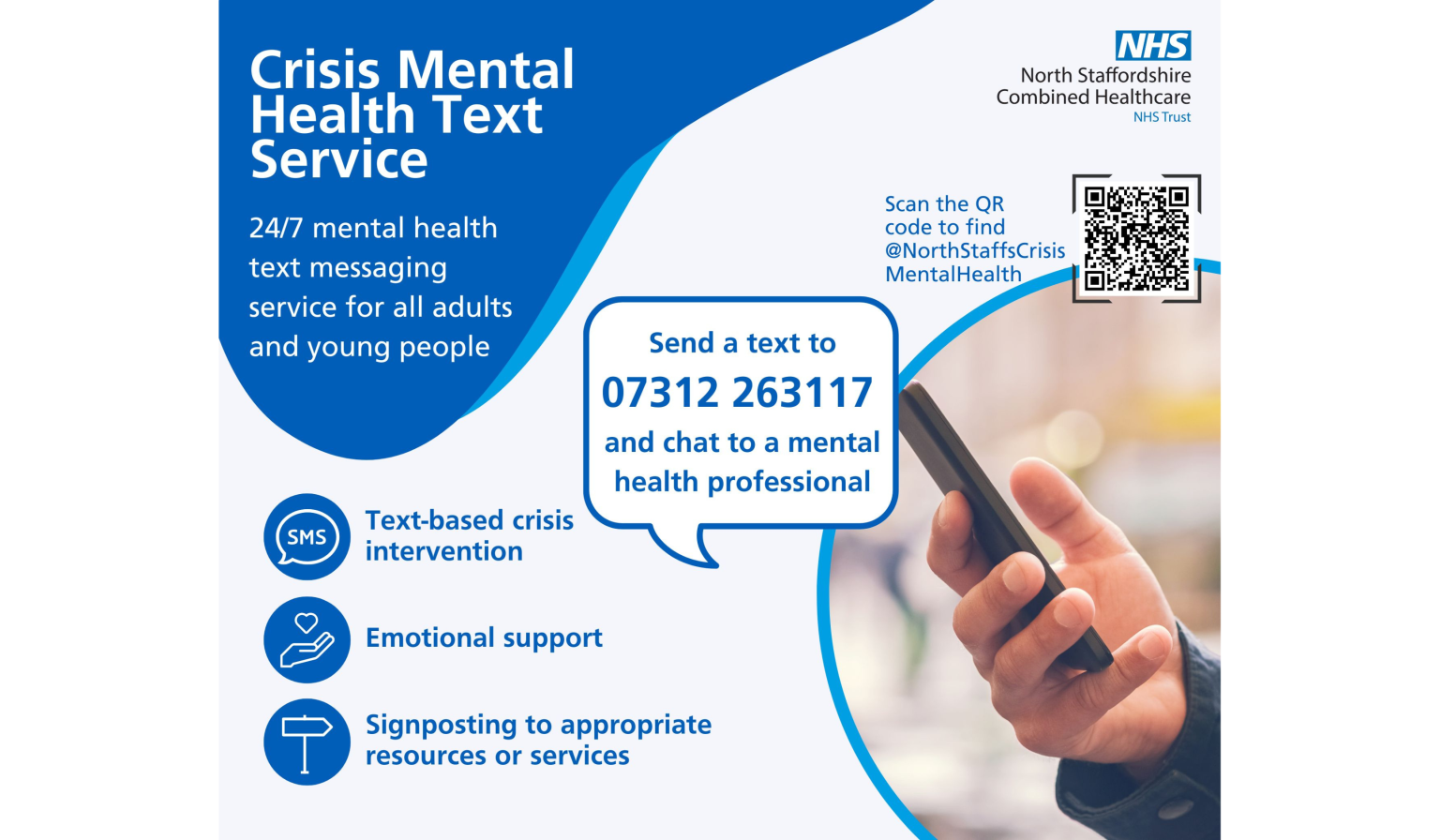 Combined Healthcare’s Crisis Mental Health Text Service offers 24/7 ...