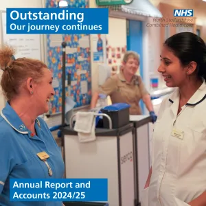 The front cover of our Annual Report and Accounts 2024-25