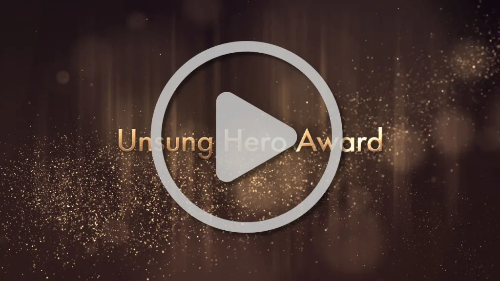 Unsung hero award video