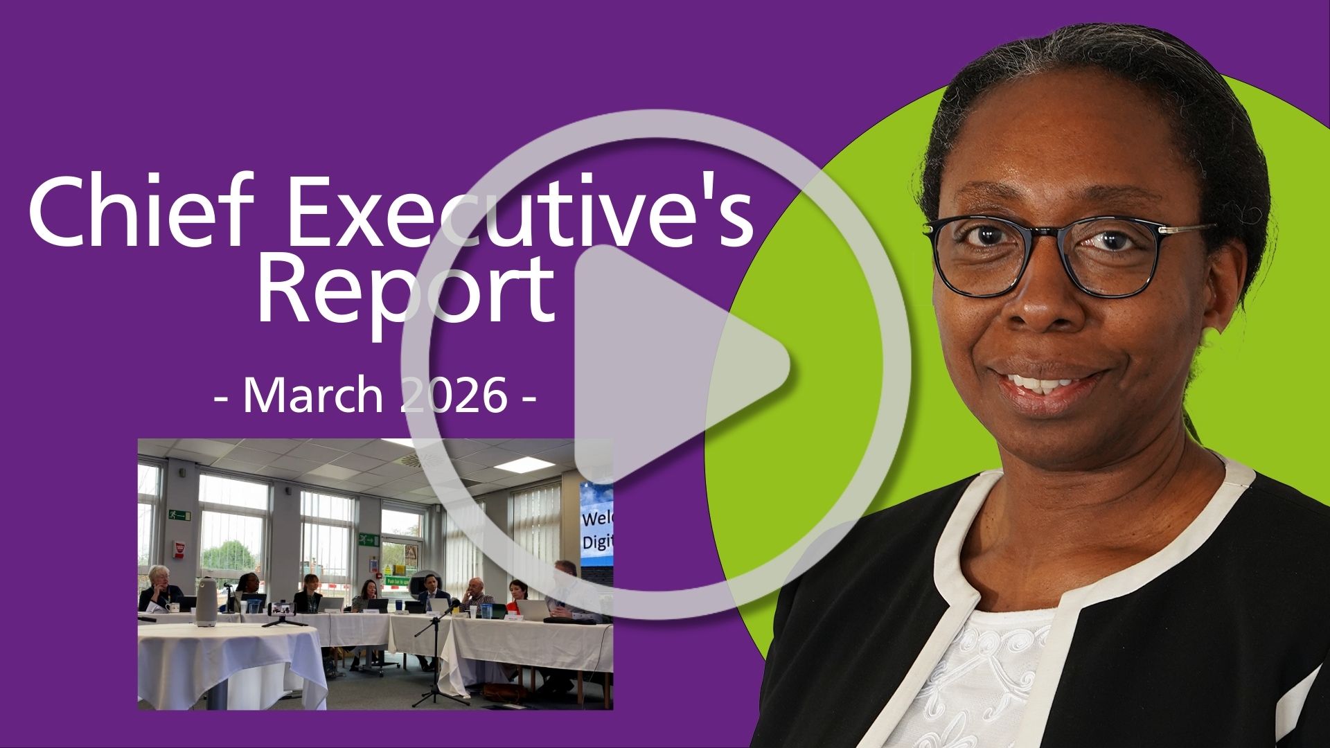 Photo of Chief executive for Trust Board Video