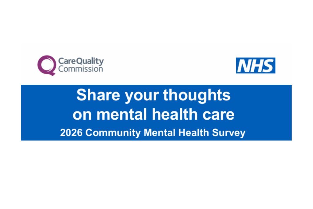 An image describing the survey with the CQC and NHS logo